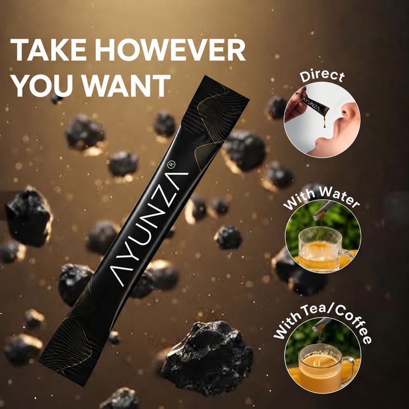 AYUNZA Shilajit Honey Sticks (Caramel)