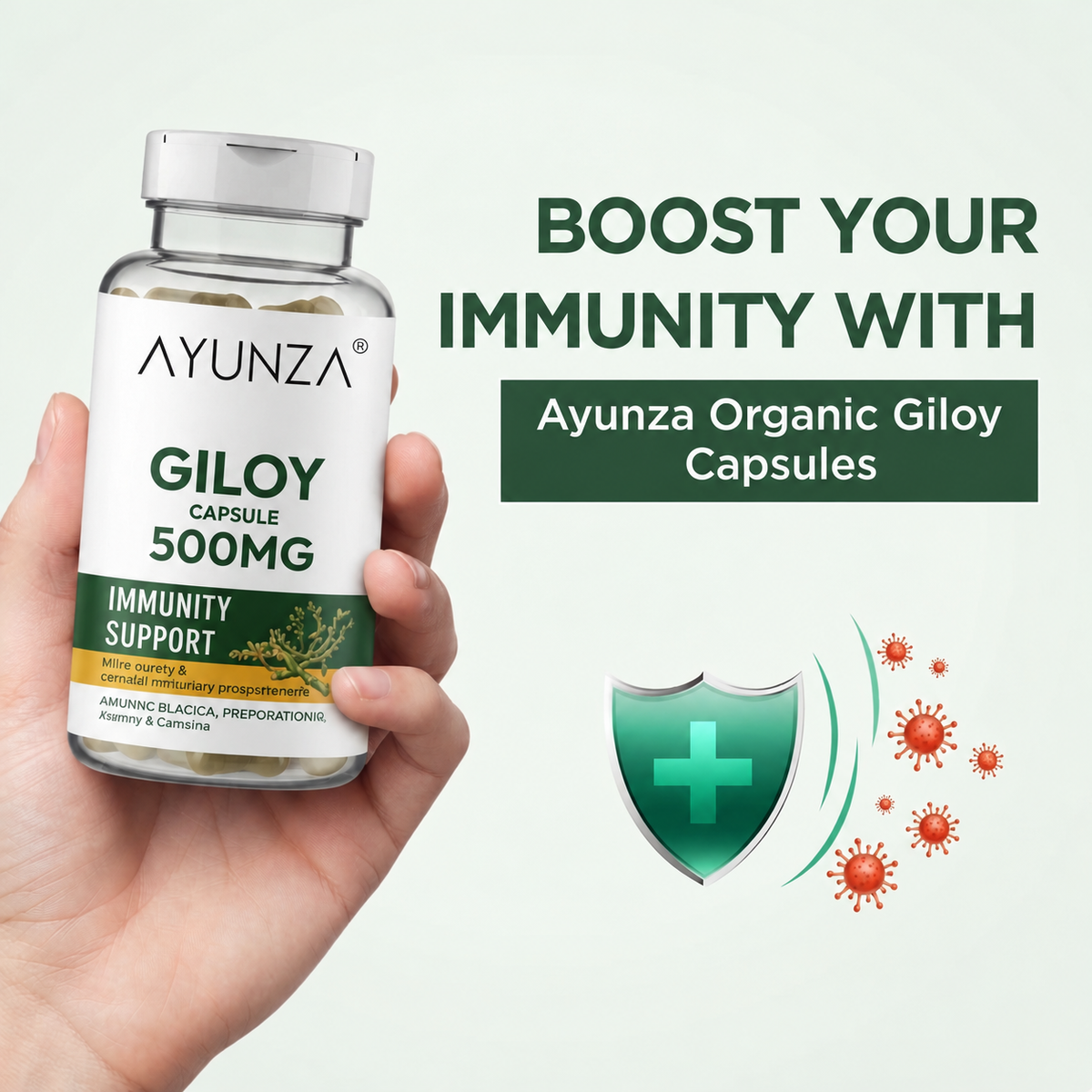 AYUNZA Giloy Capsules | 500mg