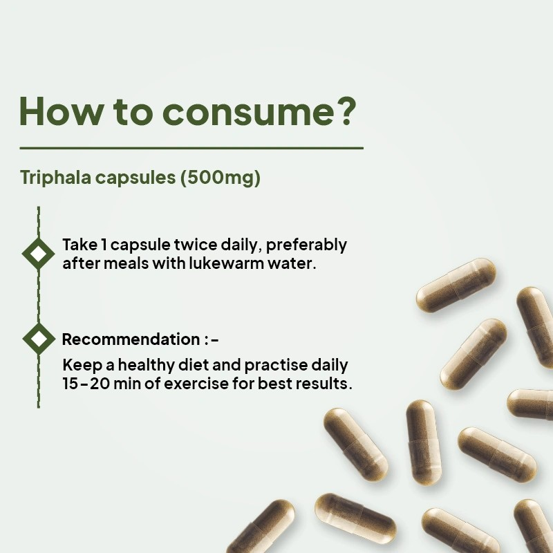 AYUNZA Triphala Capsules | 500mg