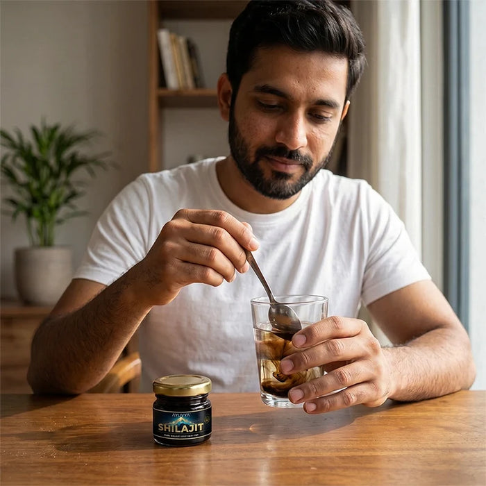 Shilajit Uses for Male: Science & Organic-Backed Benefits, Dosage, Safety & Best Ways to Use It
