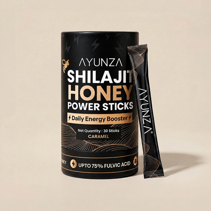 AYUNZA Shilajit Honey Sticks (Caramel)