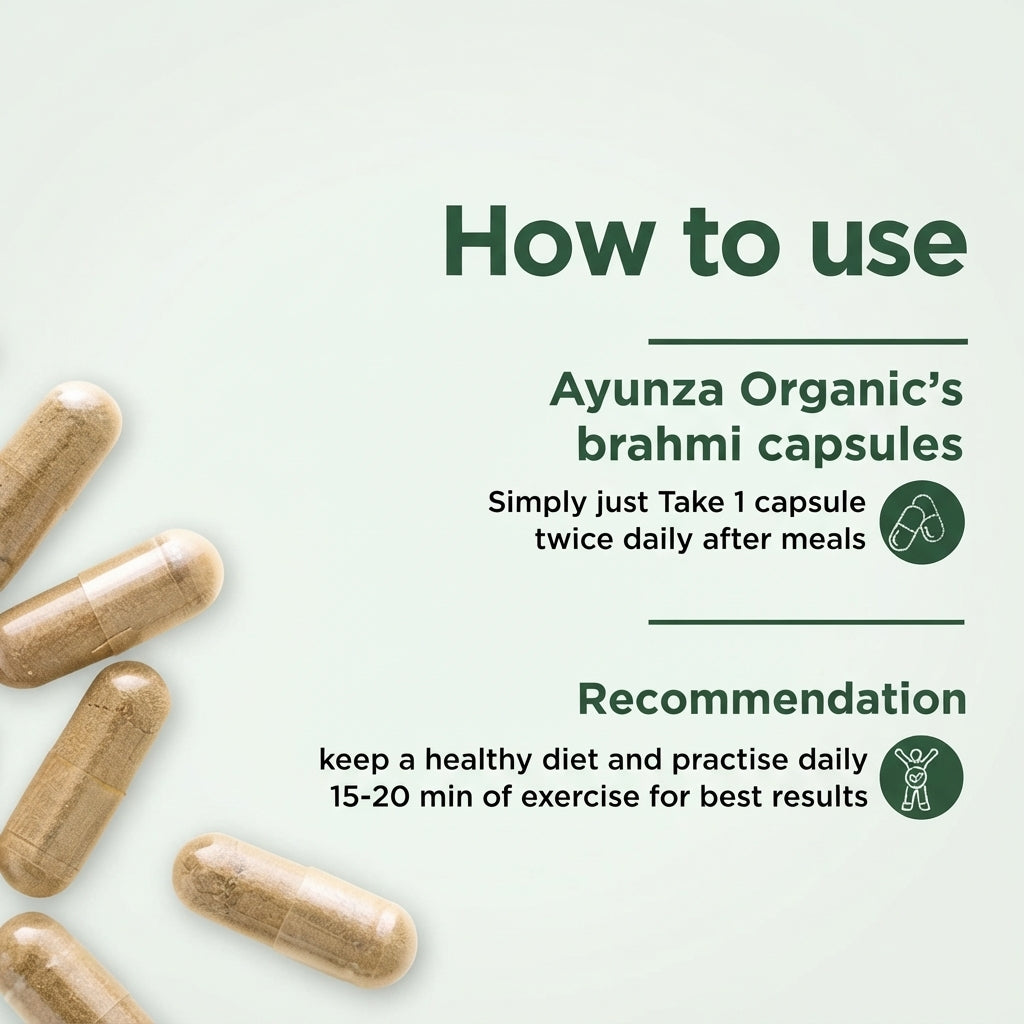 AYUNZA Brahmi Capsules | 500mg