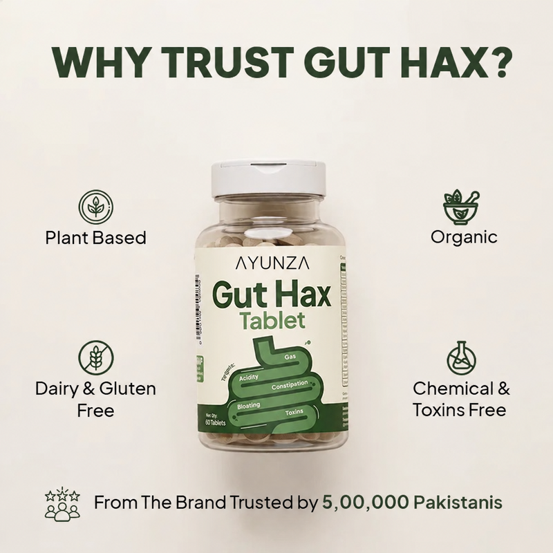 Gut Hax | Organic Gut Detox Tablets