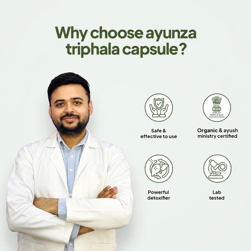 AYUNZA Triphala Capsules | 500mg